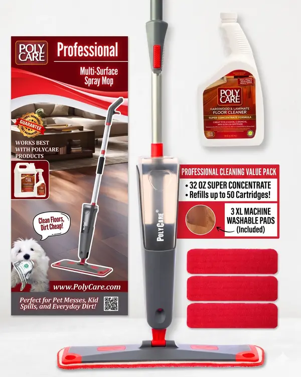 PolyCare Hardwood Floor Premium Spray Mop