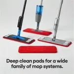 18" Microfiber Cleaning Pad for Multi-Surface Floors Compatible with Most Mops