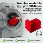 18" Microfiber Cleaning Pad for Multi-Surface Floors Compatible with Most Mops
